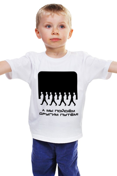 Заказать детскую футболку в Москве. Детская футболка классическая унисекс Иллюзион от Chance777 - готовые дизайны и нанесение принтов.