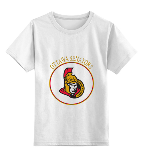Заказать детскую футболку в Москве. Детская футболка классическая унисекс Ottawa Senators от kspsshop - готовые дизайны и нанесение принтов.