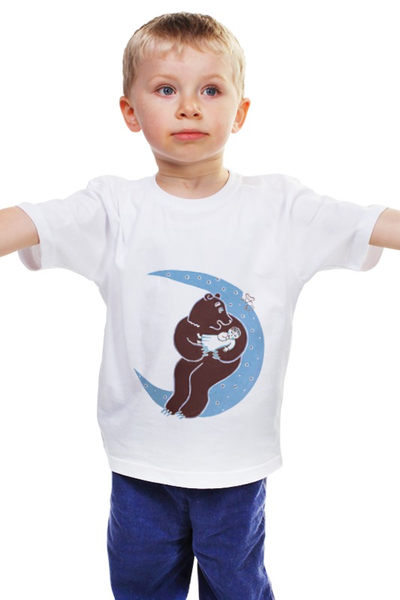 Заказать детскую футболку в Москве. Детская футболка классическая унисекс Колыбельная от Анна - готовые дизайны и нанесение принтов.