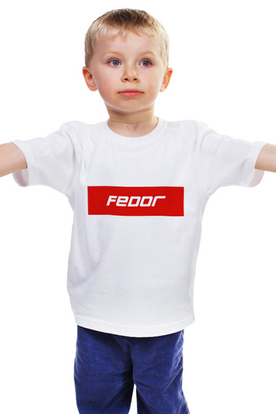 Заказать детскую футболку в Москве. Детская футболка классическая унисекс Fedor от THE_NISE  - готовые дизайны и нанесение принтов.