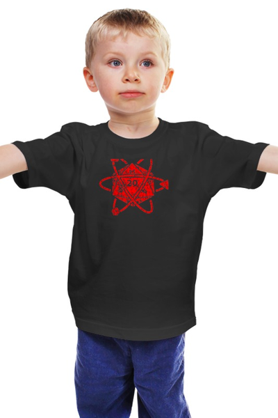 Заказать детскую футболку в Москве. Детская футболка классическая унисекс Dungeons & Dragons от Escarine - готовые дизайны и нанесение принтов.