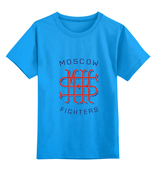 Заказать детскую футболку в Москве. Детская футболка классическая унисекс Moscow Fighters от mosk - готовые дизайны и нанесение принтов.