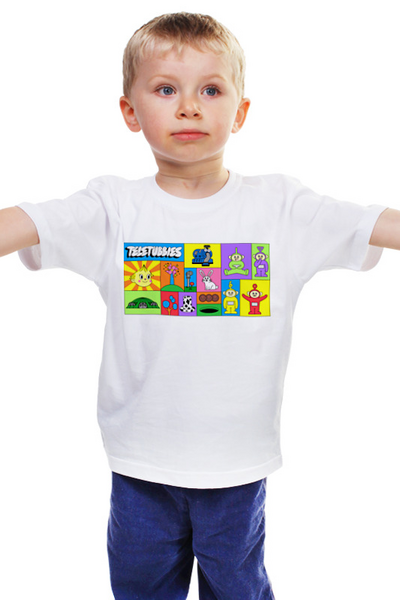 Заказать детскую футболку в Москве. Детская футболка классическая унисекс ✶Teletubbies✶ от balden - готовые дизайны и нанесение принтов.
