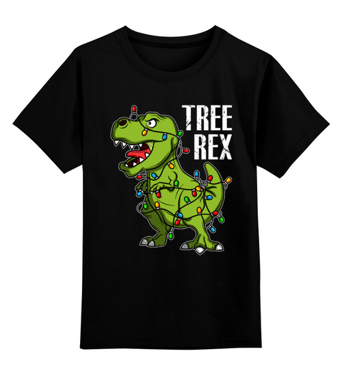 Заказать детскую футболку в Москве. Детская футболка классическая унисекс ✪ TREE REX ✪ от balden - готовые дизайны и нанесение принтов.