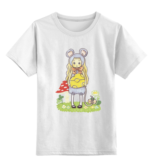 Заказать детскую футболку в Москве. Детская футболка классическая унисекс Мёд и клевер от liya - готовые дизайны и нанесение принтов.