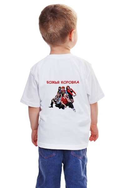 Заказать детскую футболку в Москве. Детская футболка классическая унисекс Божья коровка от Виктор Гришин - готовые дизайны и нанесение принтов.