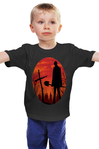 Заказать детскую футболку в Москве. Детская футболка классическая унисекс the walking dead от Mily - готовые дизайны и нанесение принтов.
