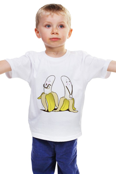 Заказать детскую футболку в Москве. Детская футболка классическая унисекс Банан от Мария Борисенкова - готовые дизайны и нанесение принтов.