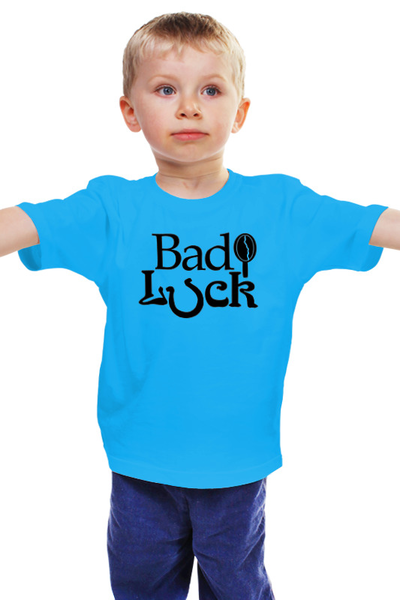 Заказать детскую футболку в Москве. Детская футболка классическая унисекс Bad Luck от Leichenwagen - готовые дизайны и нанесение принтов.