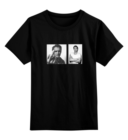 Заказать детскую футболку в Москве. Детская футболка классическая унисекс James Franco t-shirt от Sebastian Eloquent - готовые дизайны и нанесение принтов.