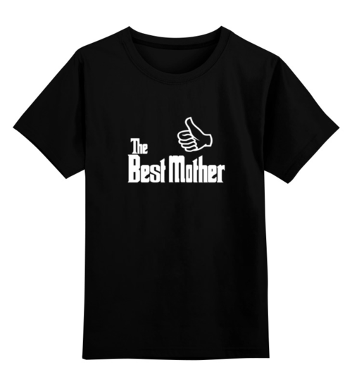 Заказать детскую футболку в Москве. Детская футболка классическая унисекс Лучшая Мама (Best Mother) от coolmag - готовые дизайны и нанесение принтов.