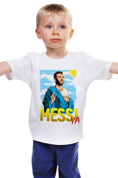 Заказать детскую футболку в Москве. Детская футболка классическая унисекс ✡MESSIYA✡ от balden - готовые дизайны и нанесение принтов.