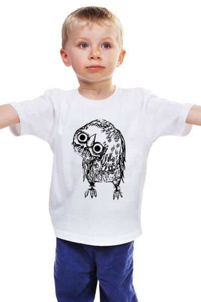 Заказать детскую футболку в Москве. Детская футболка классическая унисекс СОВА!!! от Алексс Неро - готовые дизайны и нанесение принтов.