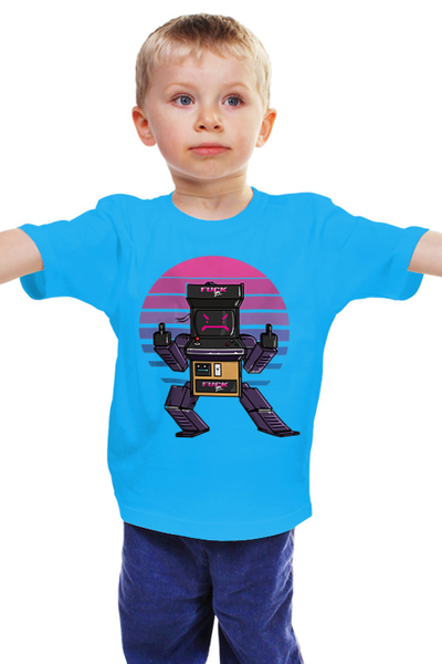 Заказать детскую футболку в Москве. Детская футболка классическая унисекс Игровой автомат от hideo_kojima - готовые дизайны и нанесение принтов.