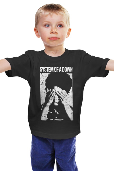 Заказать детскую футболку в Москве. Детская футболка классическая унисекс System Of A Down от inPrintio - готовые дизайны и нанесение принтов.