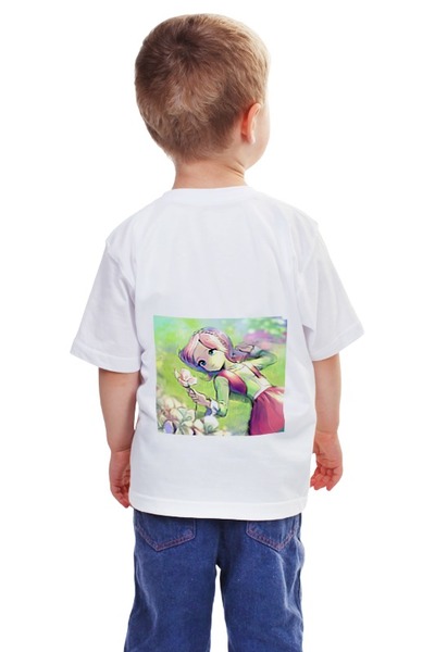 Заказать детскую футболку в Москве. Детская футболка классическая унисекс Fluttershy от Александр Усов - готовые дизайны и нанесение принтов.