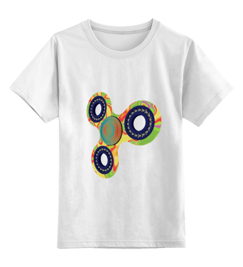 Заказать детскую футболку в Москве. Детская футболка классическая унисекс Спиннер от FireFoxa - готовые дизайны и нанесение принтов.