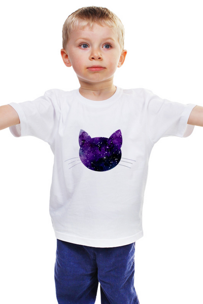 Заказать детскую футболку в Москве. Детская футболка классическая унисекс  Космос от THE_NISE  - готовые дизайны и нанесение принтов.