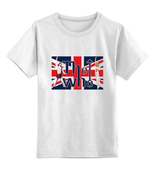 Заказать детскую футболку в Москве. Детская футболка классическая унисекс группа "The Who" от Fedor - готовые дизайны и нанесение принтов.