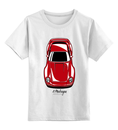 Заказать детскую футболку в Москве. Детская футболка классическая унисекс Porsche 959 от Oleg Markaryan - готовые дизайны и нанесение принтов.
