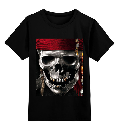 Заказать детскую футболку в Москве. Детская футболка классическая унисекс пираты карибского моря от Mishania - готовые дизайны и нанесение принтов.