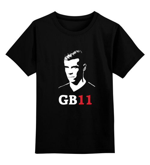 Заказать детскую футболку в Москве. Детская футболка классическая унисекс Гарет Бэйл/Gareth Bale от dobryidesign - готовые дизайны и нанесение принтов.