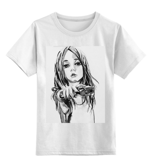 Заказать детскую футболку в Москве. Детская футболка классическая унисекс Killer от rezonato23 - готовые дизайны и нанесение принтов.