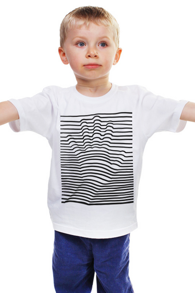 Заказать детскую футболку в Москве. Детская футболка классическая унисекс Иллюзорная рука от Анастасия Лаш - готовые дизайны и нанесение принтов.
