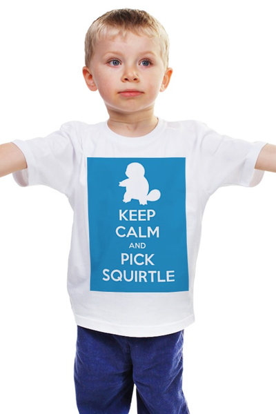 Заказать детскую футболку в Москве. Детская футболка классическая унисекс Сквиртл от scoopysmith - готовые дизайны и нанесение принтов.