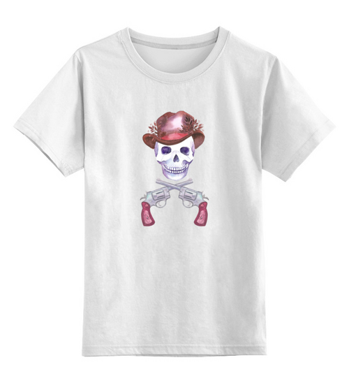 Заказать детскую футболку в Москве. Детская футболка классическая унисекс Ковбой  от THE_NISE  - готовые дизайны и нанесение принтов.