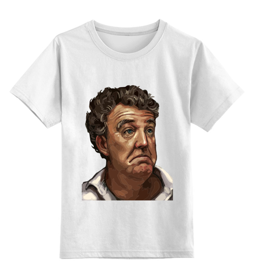 Заказать детскую футболку в Москве. Детская футболка классическая унисекс Джереми Кларксон от priceless - готовые дизайны и нанесение принтов.