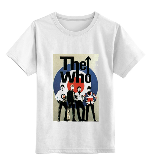 Заказать детскую футболку в Москве. Детская футболка классическая унисекс The Who от торгаш - готовые дизайны и нанесение принтов.