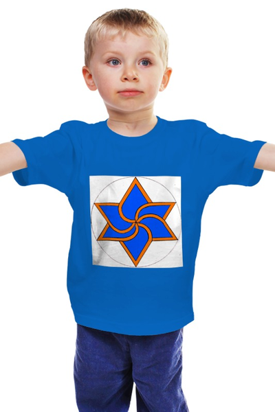 Заказать детскую футболку в Москве. Детская футболка классическая унисекс Хава-нагила от Mulan  - готовые дизайны и нанесение принтов.