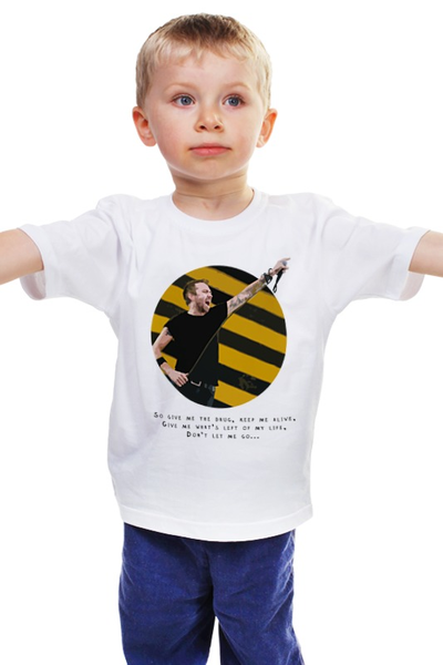 Заказать детскую футболку в Москве. Детская футболка классическая унисекс Rise Against от Just Paul - готовые дизайны и нанесение принтов.