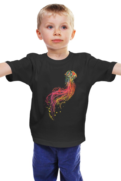 Заказать детскую футболку в Москве. Детская футболка классическая унисекс Медуза от printik - готовые дизайны и нанесение принтов.
