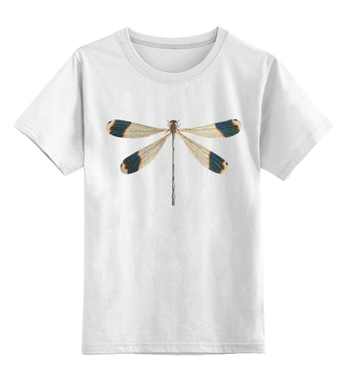 Заказать детскую футболку в Москве. Детская футболка классическая унисекс Стрекоза от BeliySlon - готовые дизайны и нанесение принтов.
