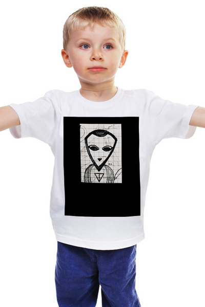 Заказать детскую футболку в Москве. Детская футболка классическая унисекс RA Космос от Anna - готовые дизайны и нанесение принтов.