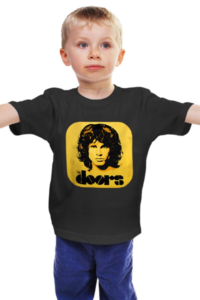 Заказать детскую футболку в Москве. Детская футболка классическая унисекс The Doors от Just kidding - готовые дизайны и нанесение принтов.