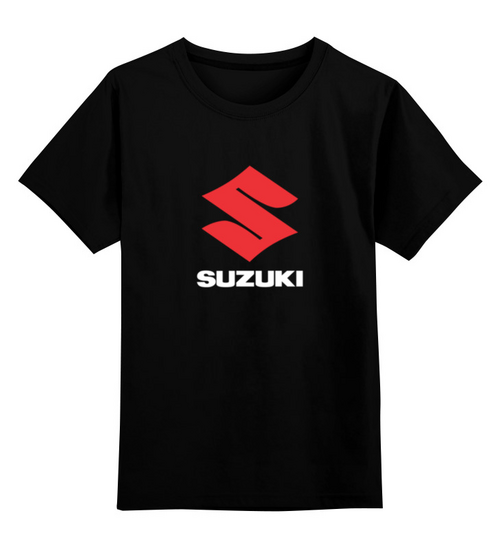 Заказать детскую футболку в Москве. Детская футболка классическая унисекс SUZUKI от DESIGNER   - готовые дизайны и нанесение принтов.