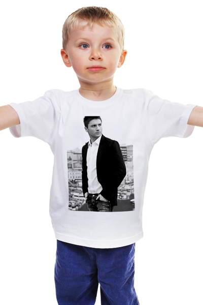 Заказать детскую футболку в Москве. Детская футболка классическая унисекс Сергей Лазарев от Arrow92 - готовые дизайны и нанесение принтов.