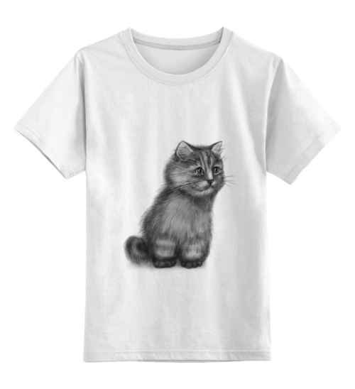 Заказать детскую футболку в Москве. Детская футболка классическая унисекс Кот из фильма "Пыль" от Printio - готовые дизайны и нанесение принтов.