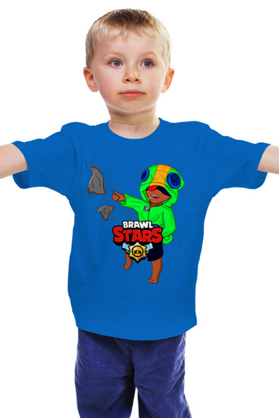 Заказать детскую футболку в Москве. Детская футболка классическая унисекс Brawl Stars  от ПРИНТЫ ПЕЧАТЬ  - готовые дизайны и нанесение принтов.