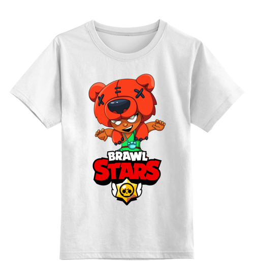 Заказать детскую футболку в Москве. Детская футболка классическая унисекс BRAWL STARS NITA от geekbox - готовые дизайны и нанесение принтов.
