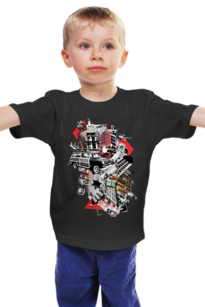 Заказать детскую футболку в Москве. Детская футболка классическая унисекс Венигрет от denis01001 - готовые дизайны и нанесение принтов.