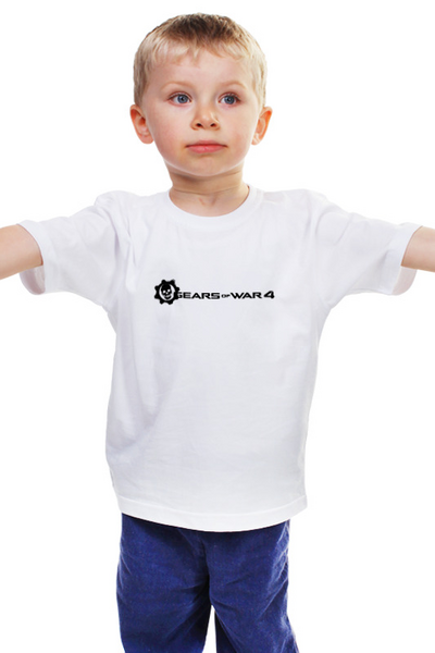 Заказать детскую футболку в Москве. Детская футболка классическая унисекс Gears 4 от THE_NISE  - готовые дизайны и нанесение принтов.