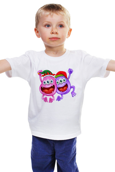 Заказать детскую футболку в Москве. Детская футболка классическая унисекс Монстры от Ирина - готовые дизайны и нанесение принтов.