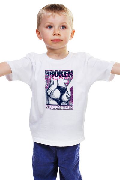 Заказать детскую футболку в Москве. Детская футболка классическая унисекс broken dreams от denis01001 - готовые дизайны и нанесение принтов.