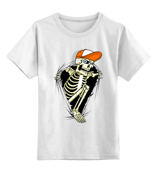 Заказать детскую футболку в Москве. Детская футболка классическая унисекс Skeletor от balden - готовые дизайны и нанесение принтов.