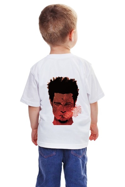 Заказать детскую футболку в Москве. Детская футболка классическая унисекс Fight Club от demhate - готовые дизайны и нанесение принтов.