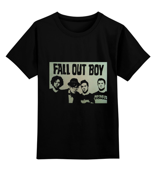 Заказать детскую футболку в Москве. Детская футболка классическая унисекс Fall Out Boy от Денис - готовые дизайны и нанесение принтов.